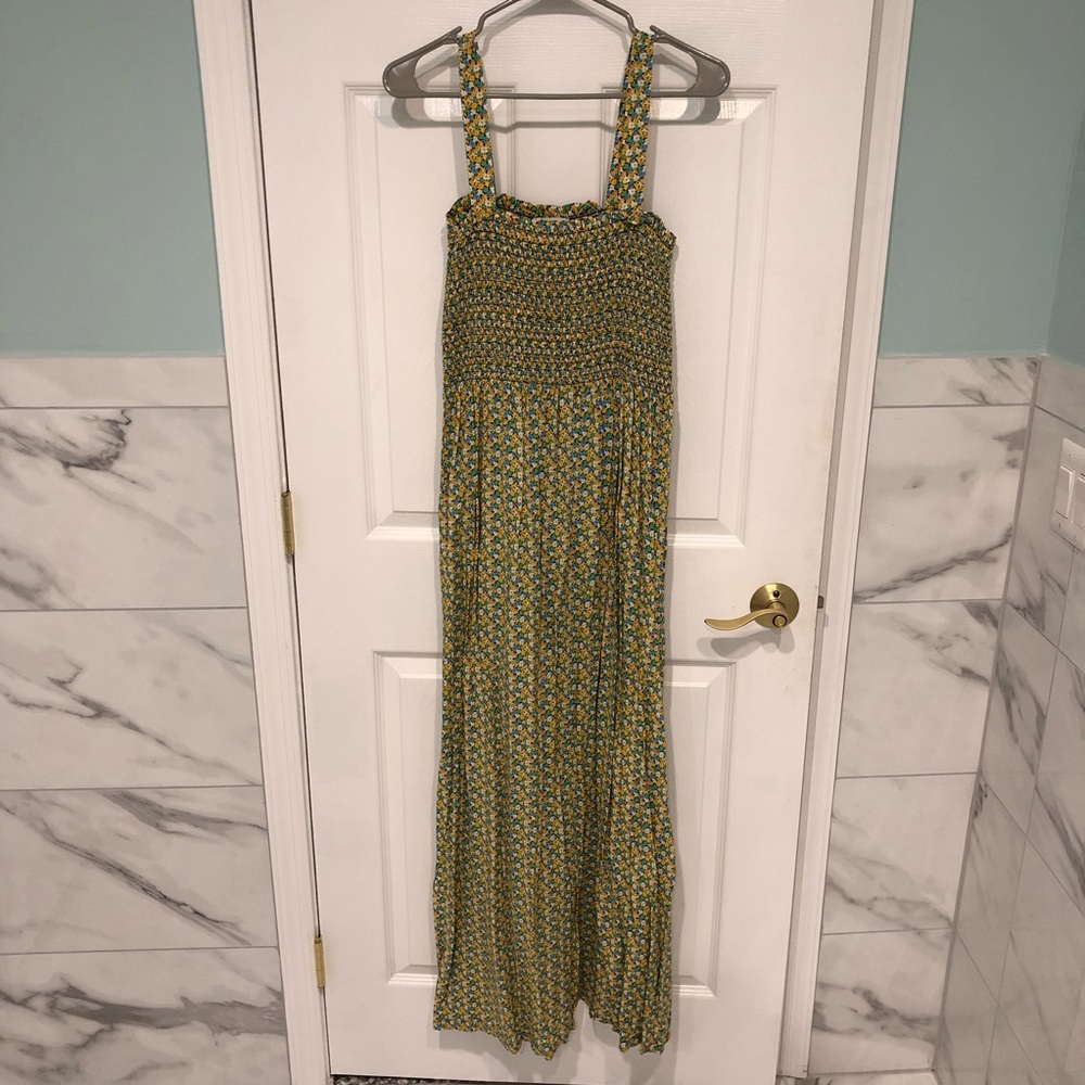 LOFT floral maxi dress